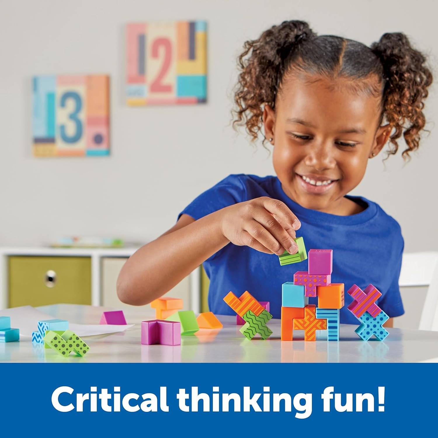 STEM Explorers Brainometry - 34 Pieces, Ages 5+ STEM Toys for Kids, Brain Teaser Toys and Games, Kindergarten Games,Back to School