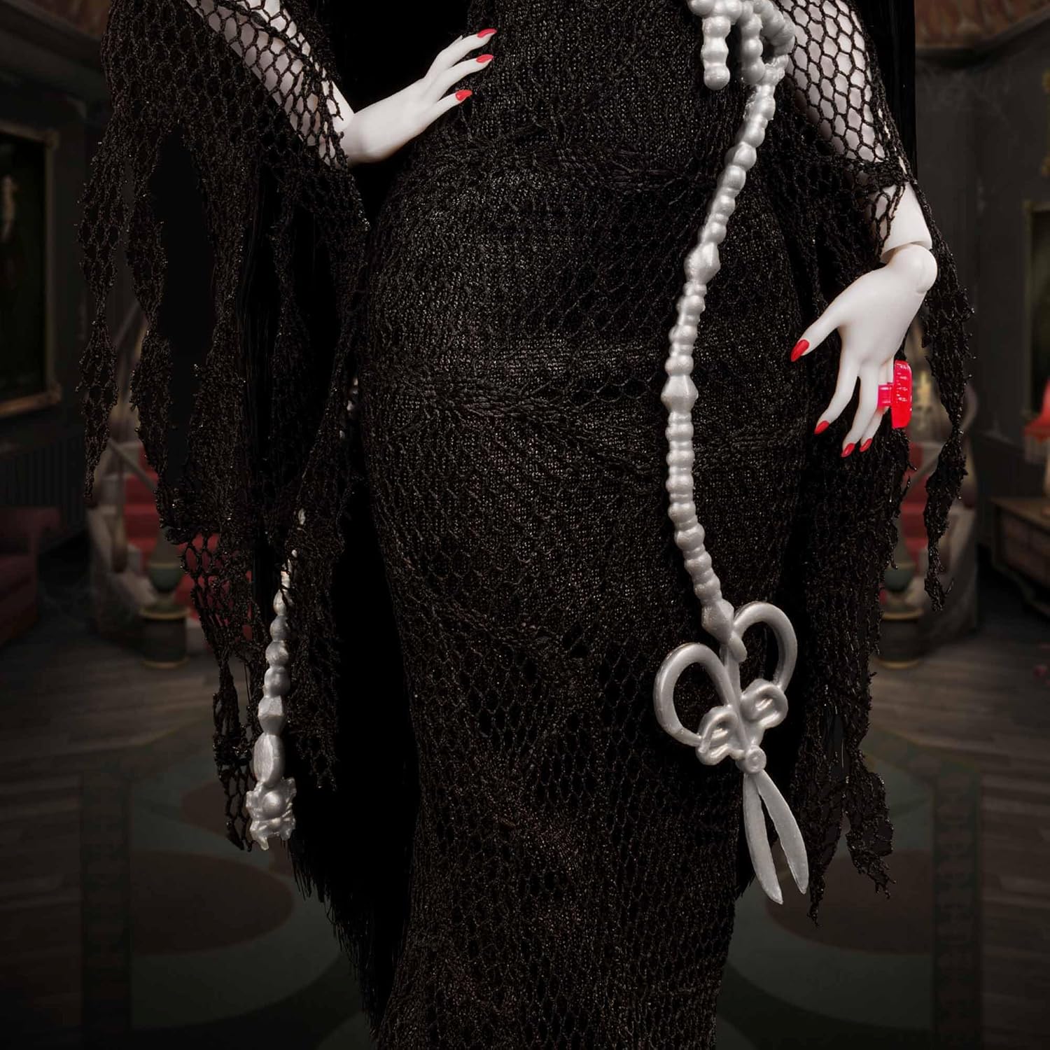 Monster High Skullector Addams Family Doll Two-Pack: Morticia & Wednesday, Fully Articulated Collectible Dolls with Certificate of Authenticity