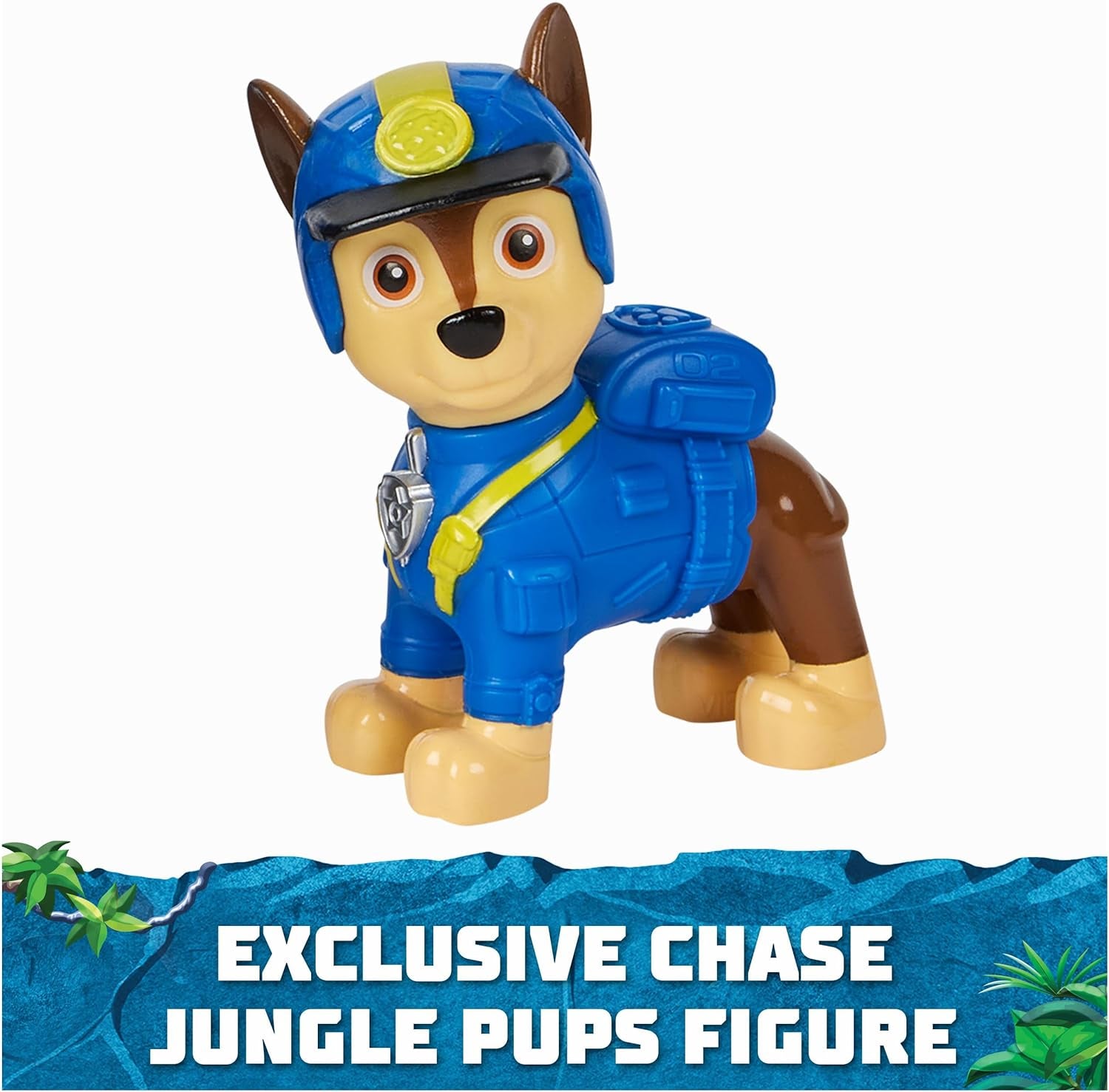 Jungle Pups, Chase Tiger Vehicle, Toy Truck with Collectible Action Figure, Kids Toys for Boys & Girls Ages 3 and Up