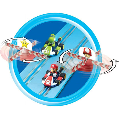 Carrera 20063024 Mario Kart Mario vs. Peach First Beginner Slot Car Racing Set