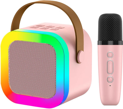 Kids Karaoke Microphone Machine Toy, 4-12 Years Old Girls Christmas Birthday Gift for Girls, Karaoke Toys Gifts for Girls Ages 4, 5, 6, 7, 8, 9, 10, 12 +Year Old Birthday Party.