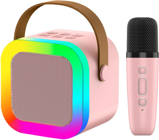Kids Karaoke Microphone Machine Toy, 4-12 Years Old Girls Christmas Birthday Gift for Girls, Karaoke Toys Gifts for Girls Ages 4, 5, 6, 7, 8, 9, 10, 12 +Year Old Birthday Party.