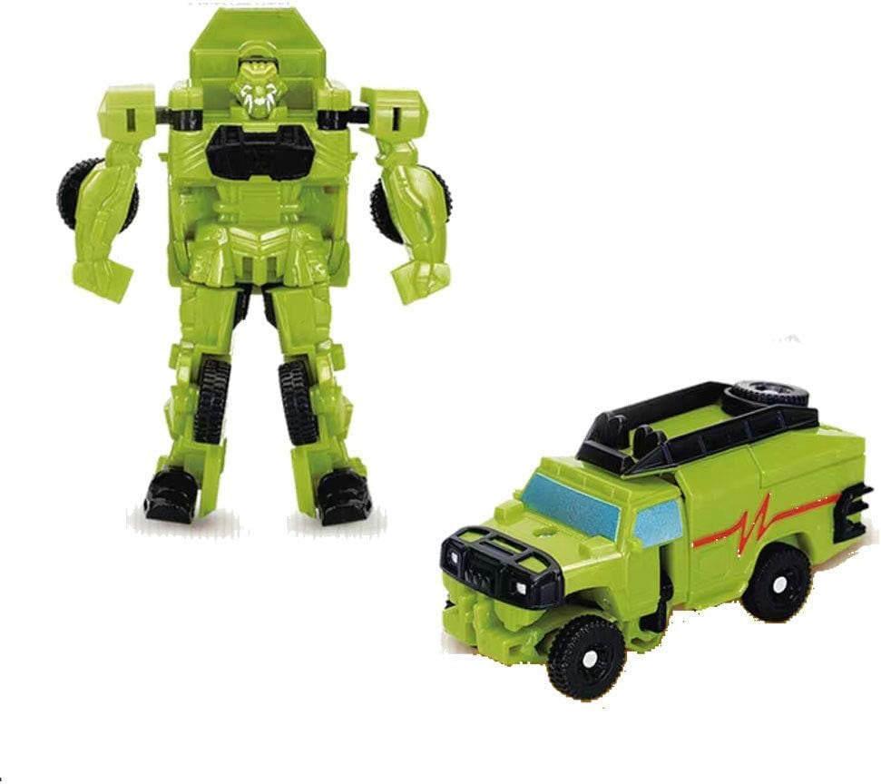 6 PCS Car Robot Toys, Mini Action Figure, Deformation Robot for Kids 5~12