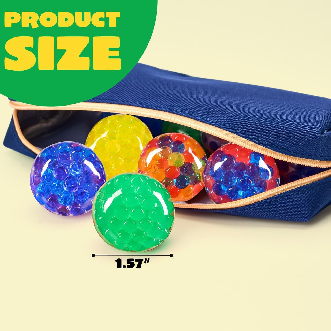 Mini Stress Ball, Random 9 Pack for Adults, Squishy Toy Stress Relief Ball, Relieve Work Anxiety, Exercise Hand Flexibility, Party Favors