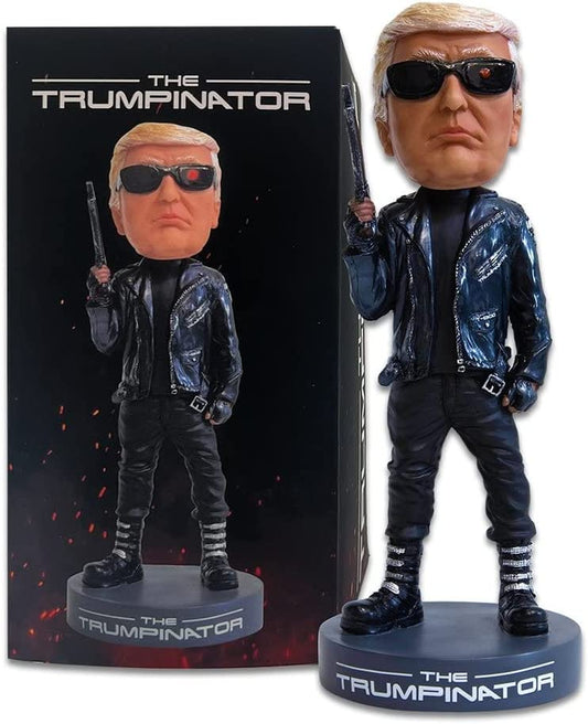 Donald Trump Collectibles -  the Trumpinator: Donald Trump 2024 Bobblehead for Trump Supporters and Patriotic Americans | the #1 Trump Gifts