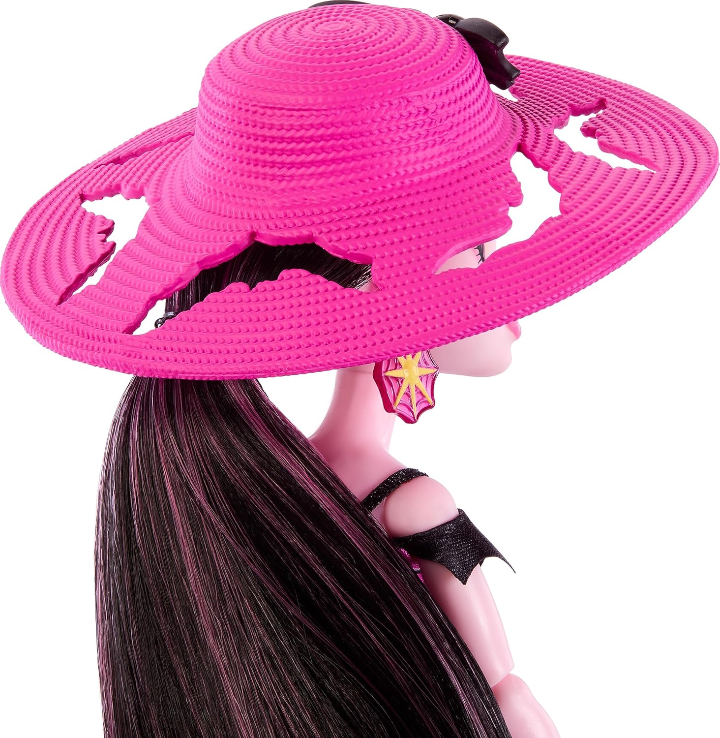 Monster High Scare-Adise Island Draculaura Doll with Swimsuit, Sarong & Beach Accessories like Hat, Sunscreen & Tote