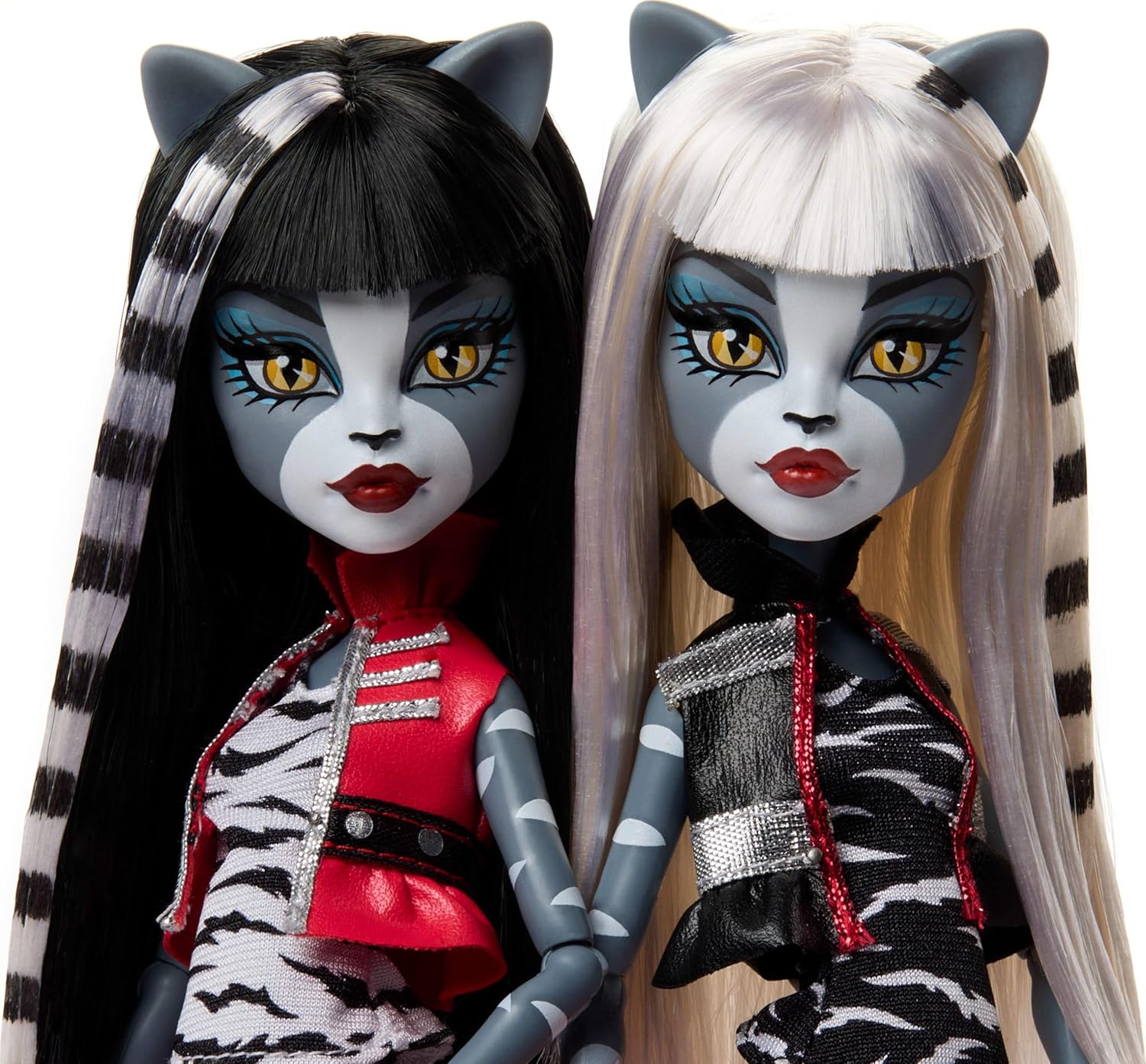 Monster High Creeproduction dolls with stands and diary