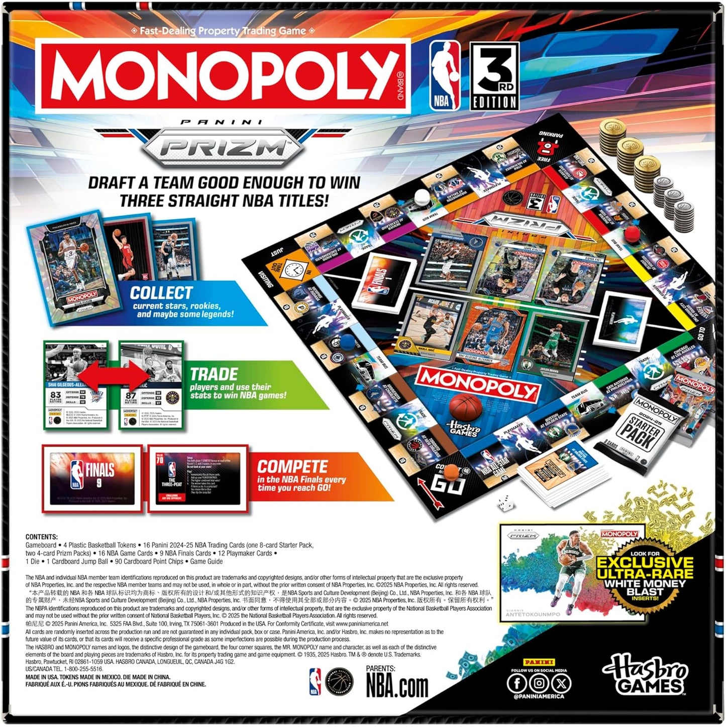 Monopoly NBA Board Game
