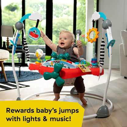 Baby Einstein Ocean Explorers Airplane Adventure 2-in-1 Activity Jumper Lights