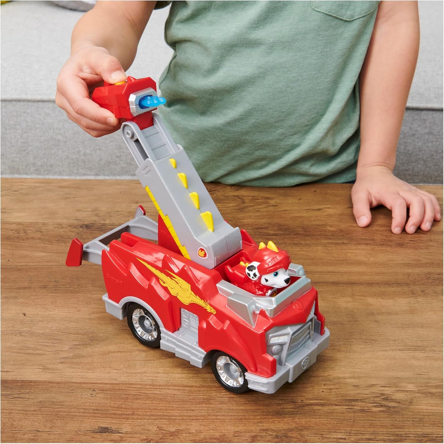 Paw Patrol, Rescue Knights Marshall Transforming Toy Car with Collectible Action Figure, Kids Toys for Ages 3 and up