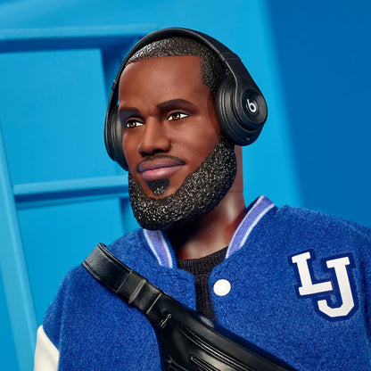Barbie Signature LeBron James Kenbassadors Doll – Collectible with Varsity Jacket, Headphones & Accessories