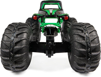 Monster Jam, Official Mega Grave Digger All-Terrain Remote Control Monster Truck with Lights, 1:6 Scale, Kids Toys for Boys and Girls Ages 4-6+