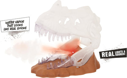 Animal Planet Crystal Fire Skull Dino Playset Light-Up Water Vapor Roaring Sound