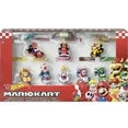 Hot Wheels Mario Kart Diecast Glider Vehicle Pack, 8 Action Figure Set
