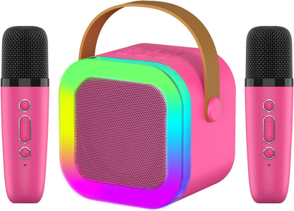 Kids Karaoke Microphone Machine Toy, 4-12 Years Old Girls Christmas Birthday Gift for Girls, Karaoke Toys Gifts for Girls Ages 4, 5, 6, 7, 8, 9, 10, 12 +Year Old Birthday Party.