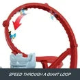 Hot Wheels Mario Kart Bowser’s Castle Track Set with 1:64 Scale Die-Cast Kamek Toy Vehicle & Storage