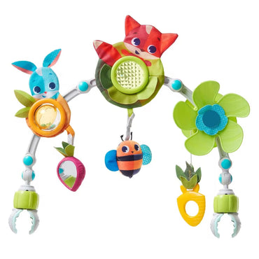 Tiny Love stroller toy arch with teether, spinning propeller and sensory toys