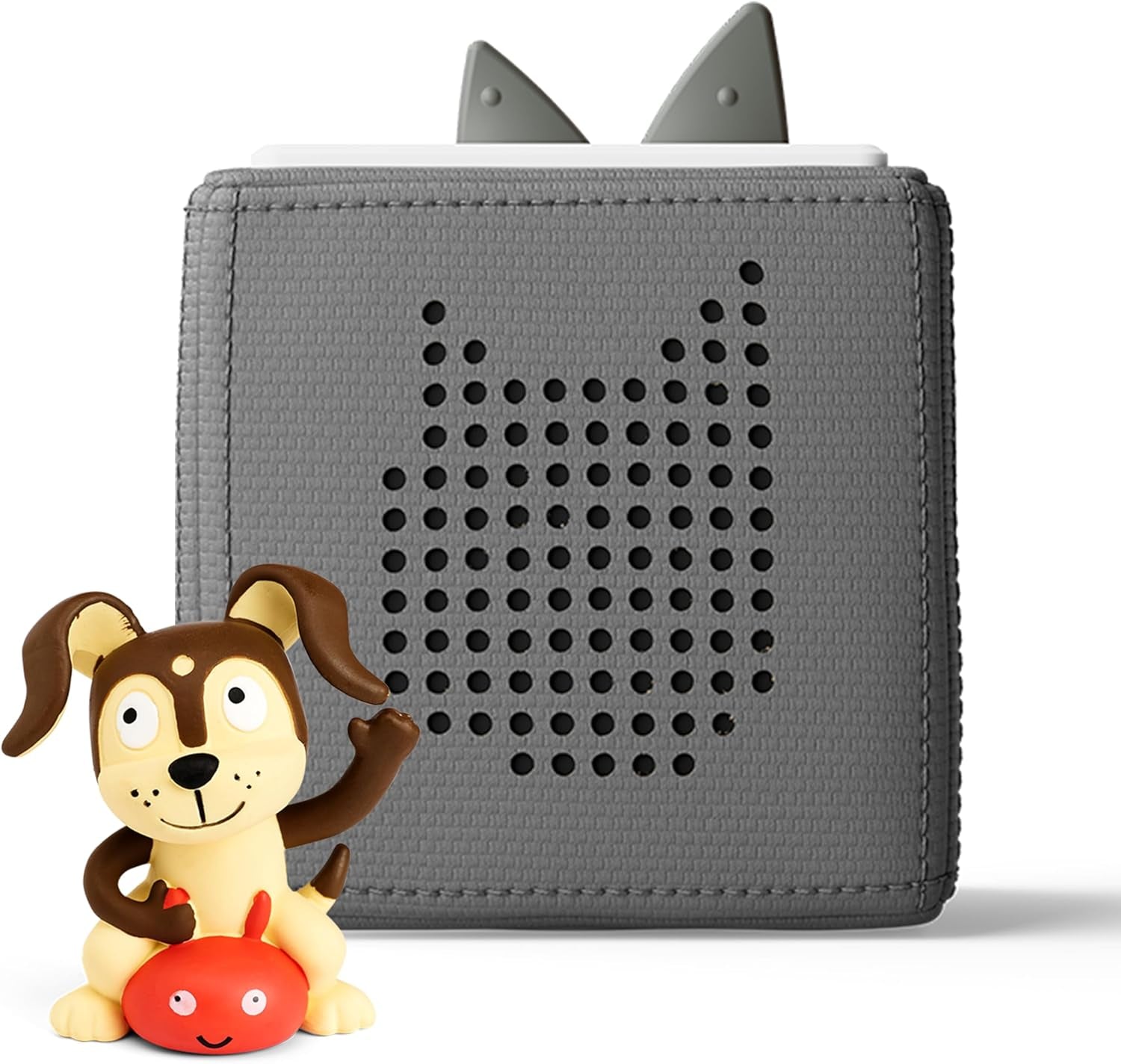 Toniebox Audio Player Starter Set with Playtime Puppy - Listen, Learn, and Play with One Huggable Little Box - Purple