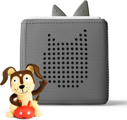 Toniebox Audio Player Starter Set with Playtime Puppy - Listen, Learn, and Play with One Huggable Little Box - Purple