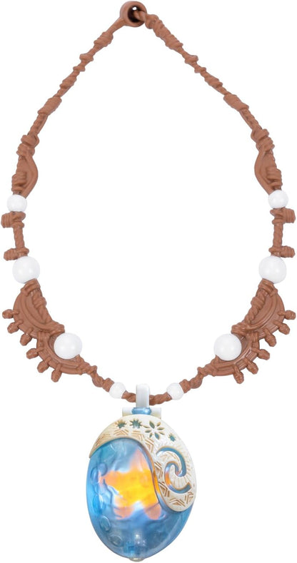 Moana 2 Moana'S Necklace Magical Sea Shell Star Light-Up Necklace for Girls Role Play and Dress Up, Officially Licensed, Great Birthday & Holiday Gift
