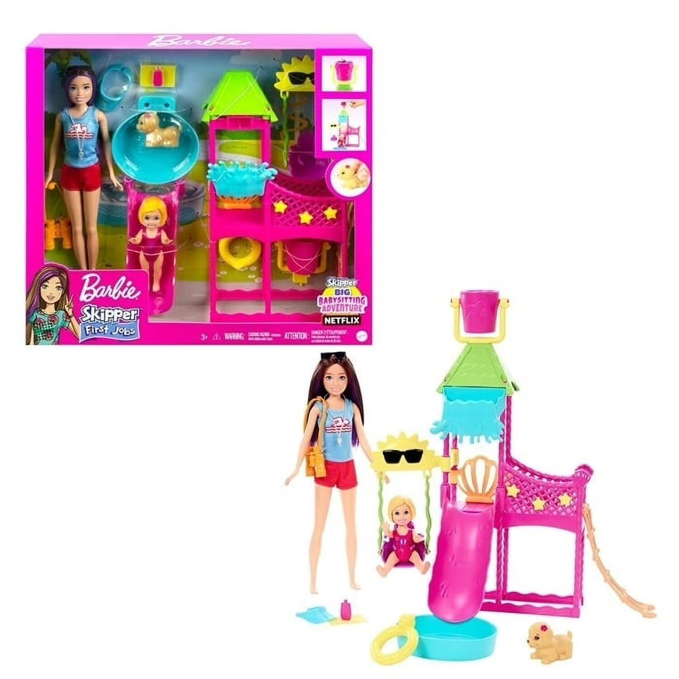 Barbie Skipper First Jobs™ - Waterpark 36x8x32cm