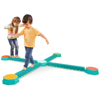 Battat Balancing Beams and Stepping Stones - 13 Pieces