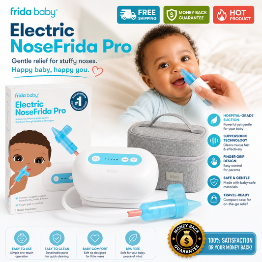 Electric NoseFrida Pro cordless nasal aspirator for babies and toddlers