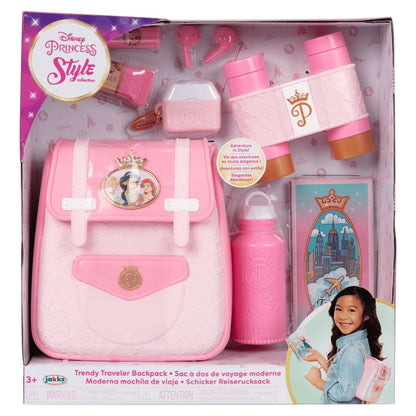 Disney Princess Style Collection Trendy Traveler Children's Pink Pretend Play Backpack