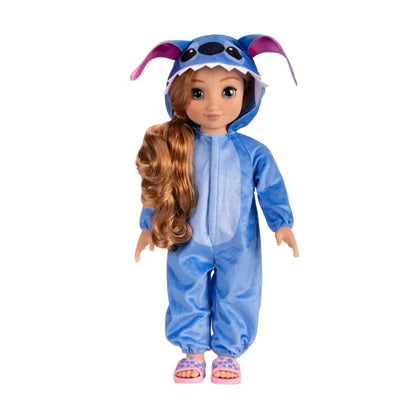 Disney ily 4EVER Poseable Dolls with Toothbrush and Toothpaste, Blue 18", 23 lb