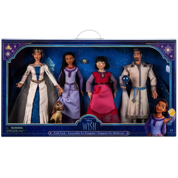 Disney Wish 4-Pack Doll Playset Pack