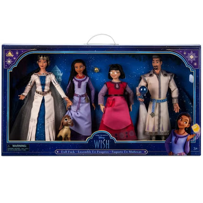 Disney Wish 4-Pack Doll Playset Pack