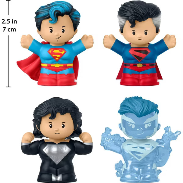Little People Superman Through The Ages Mini Figure