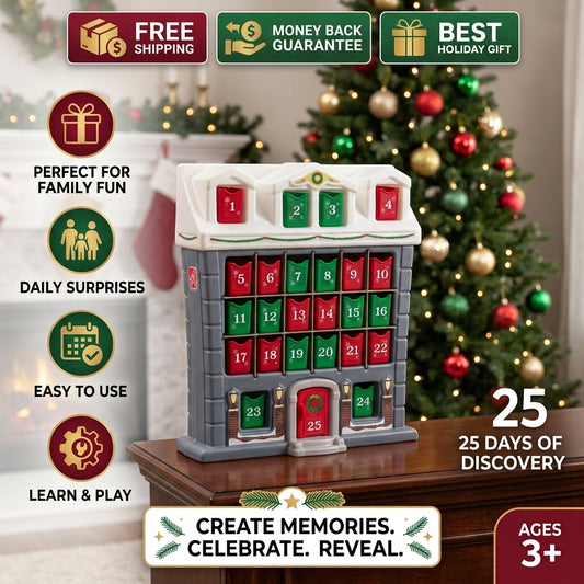 Step2 festive holiday advent calendar for kids ages 1 and up