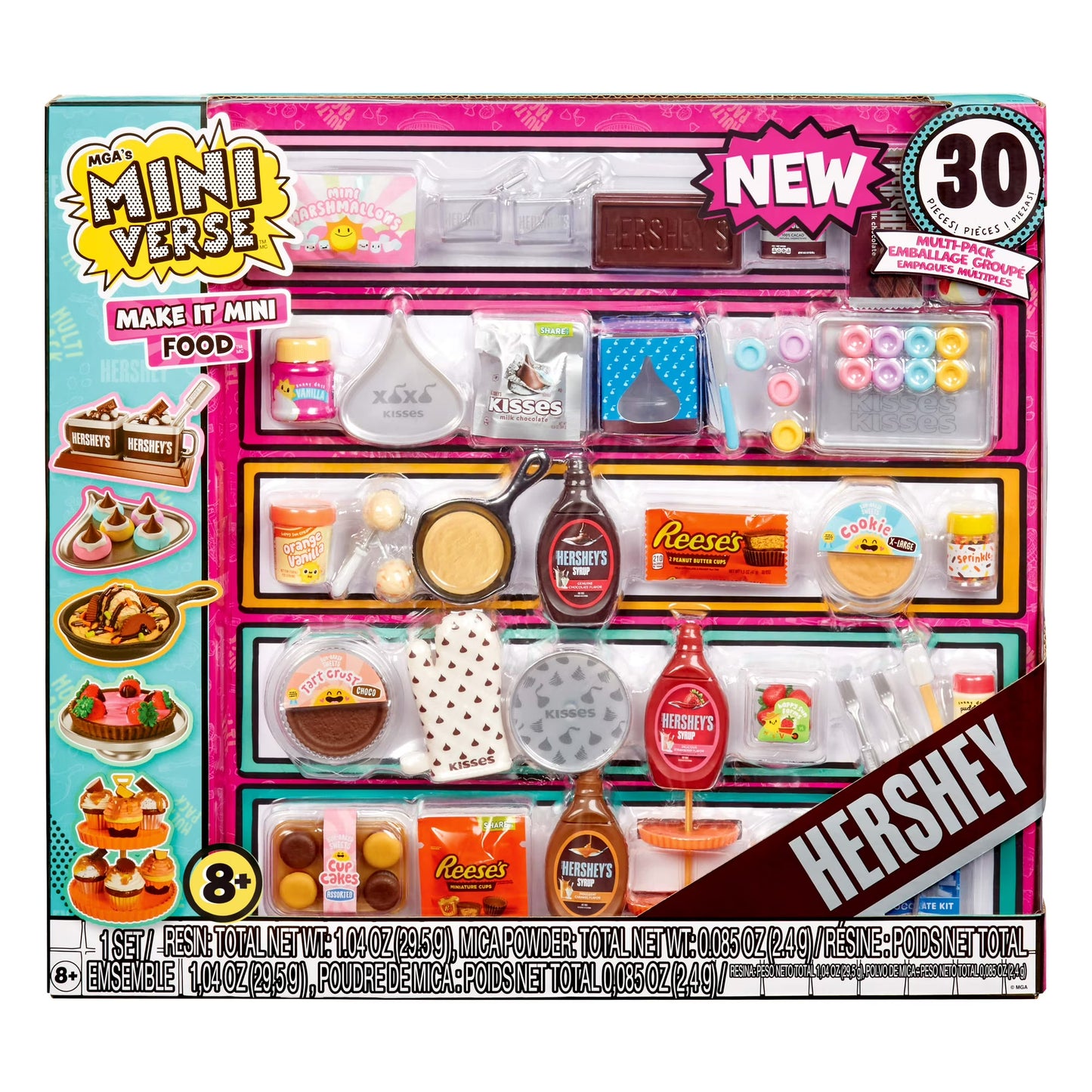 MGA's Miniverse Make It Mini Food Hershey Multi-Pack Mini Collectibles, Novelty Food Toy, Ages 8+