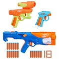 Nerf N Series Gear Up Pack, 3x Blasters, 18 Nerf N1 Darts Compatible Only with Nerf N Series
