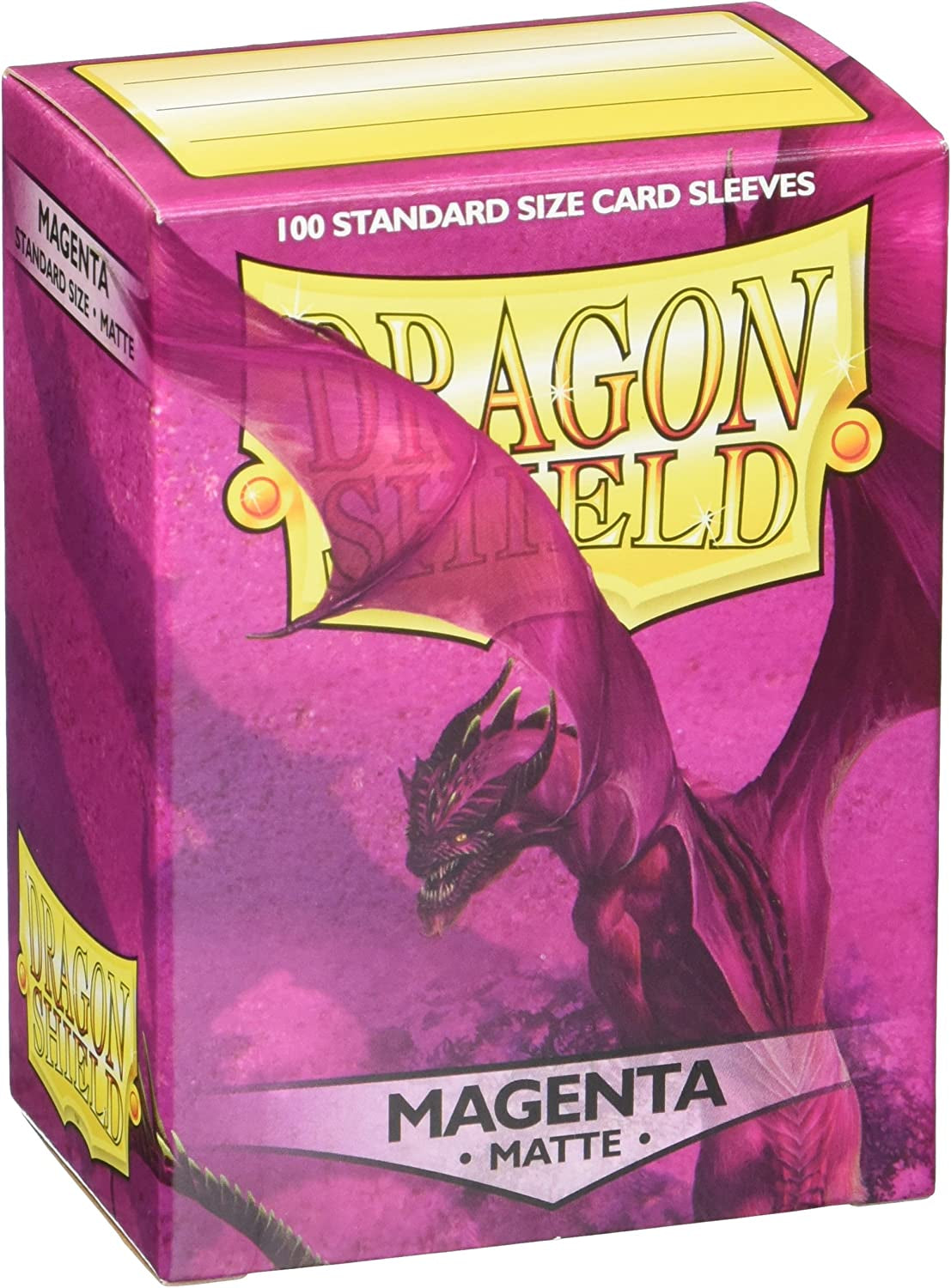 | Standard Size Card Matte Sleeves | 100 CT - Smooth & Tough Premium TCG Sleeves | Compatible with Pokemon, Flesh & Blood, One Piece & Magic the Gathering | Blood Red - Matte