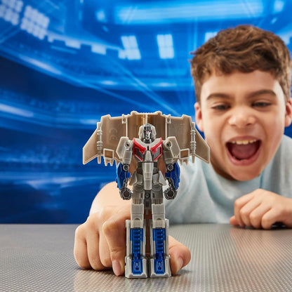 One Robot Battlers Starscream, 4.5-Inch Robot Action Figure, Interactive Toys for Boys and Girls Ages 6 and Up