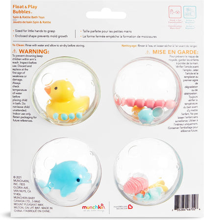 ® Float & Play Bubbles™ Baby and Toddler Bath Toy, 4 Count