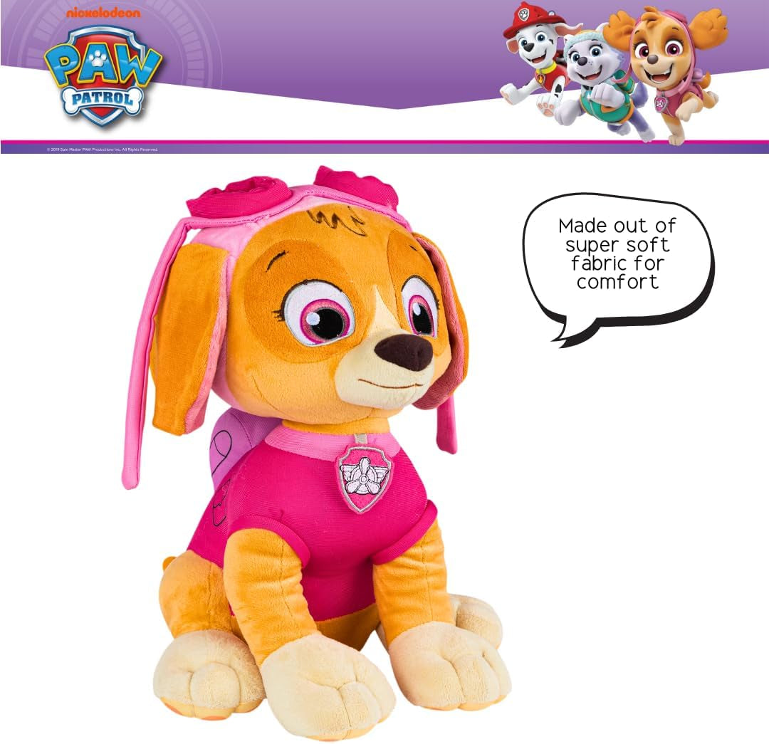Paw Patrol Skye Kids Bedding Super Soft Plush Cuddle Pillow Buddy, One Size, (Official) Nickelodeon Product by