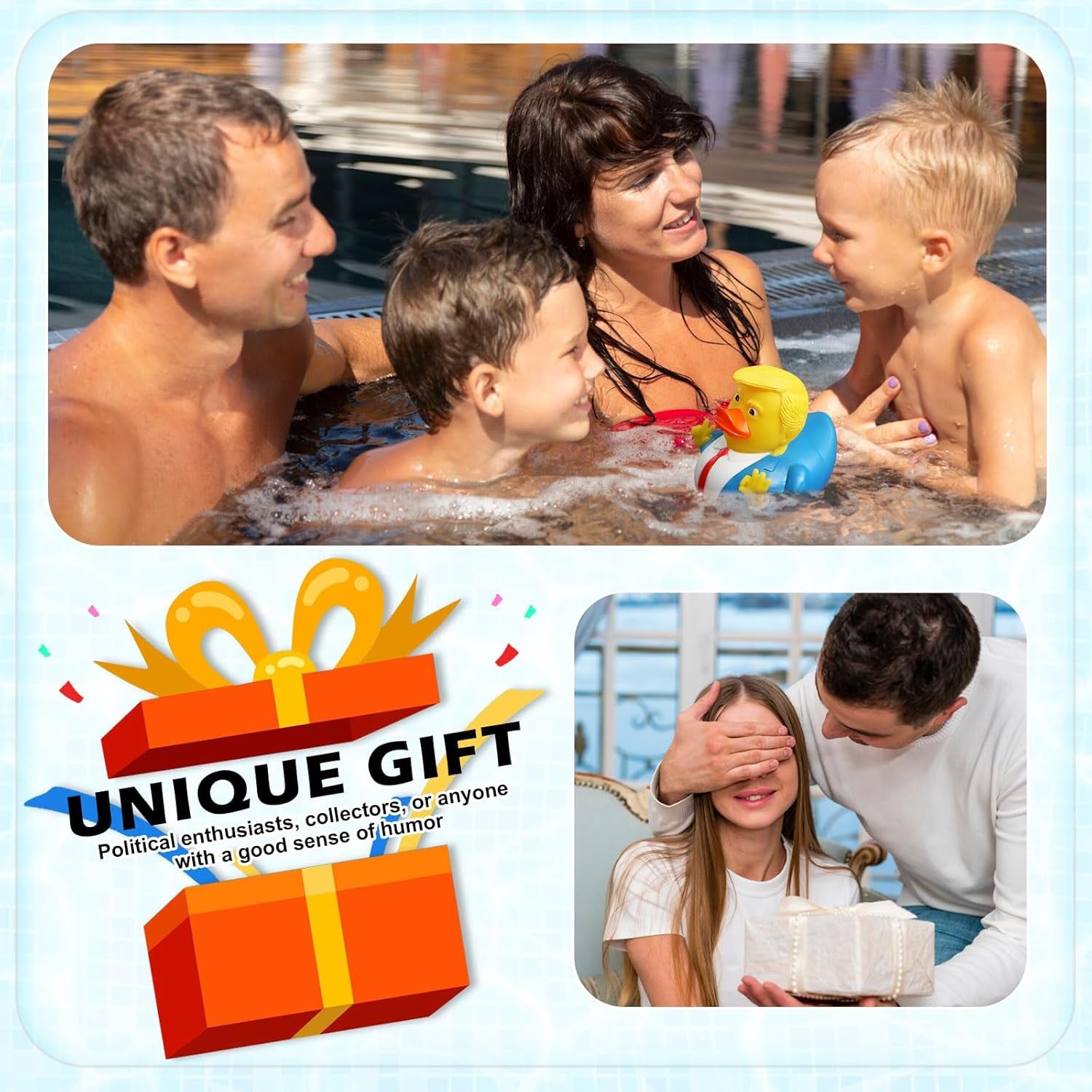 Rubber Ducks for Jeeps Squeak Bath Duck Bath Toy Small Ornaments Decorations Fun and Quirky Collectible Gift for Everyone (Duck-C)