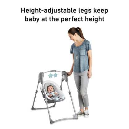 Graco Slim Spaces Compact Baby Swing - Humphry