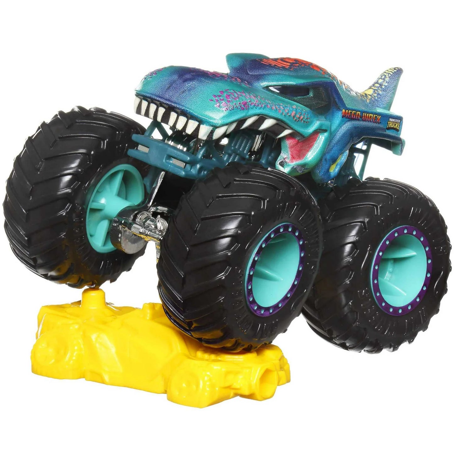 Hot Wheels Monster Trucks, 1:64 Scale Toy Truck & 1 Crushable Car (Styles May Vary)