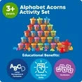 Learning Resources Alphabet Acorns Activity Set, Alphabet Toys, Ages 3