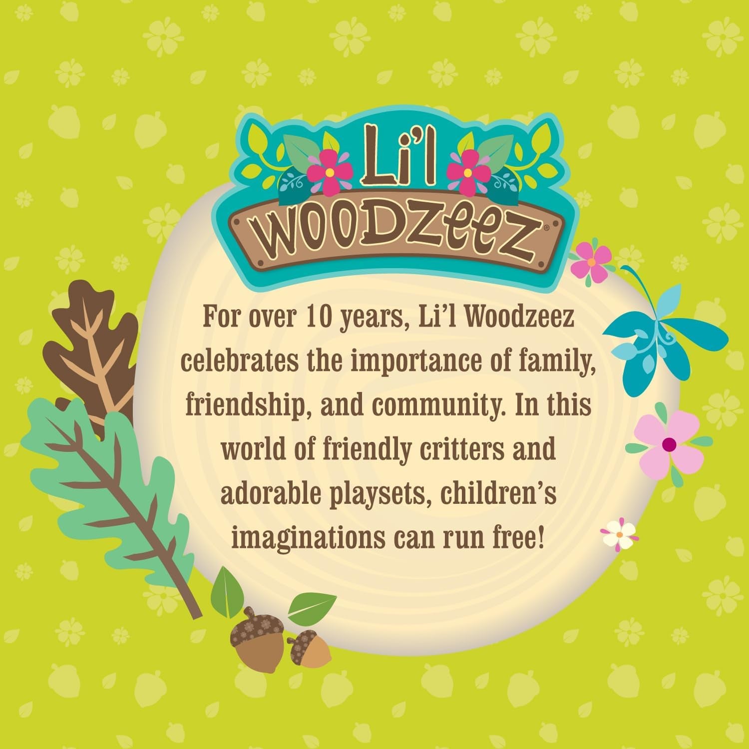 Li’L Woodzeez – Friendz Club Farm Set – Duck, Sheep, Pig, Cow – Set of 4 Collectible Posable Doll Figures – Pretend Play Gift Toy for Kids Age 3+