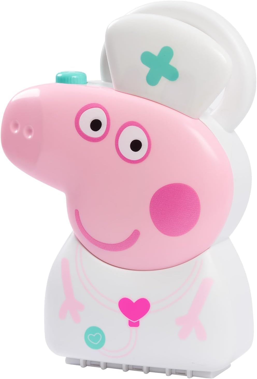 Peppa Pig Checkup Case Set with Carry Handle, 8-Piece Doctor Kit for Kids with Stethoscope, Kids Toys for Ages 3 up by
