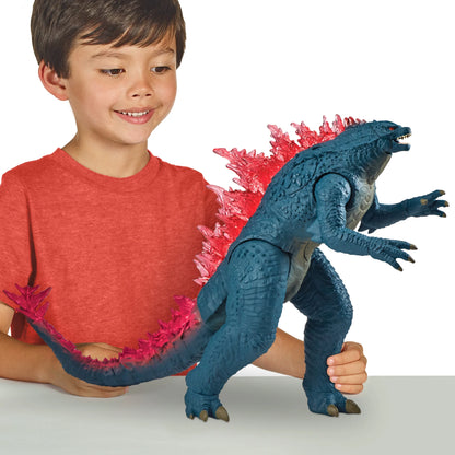 Godzilla x Kong: 13" Mega Deluxe Heat Ray Misting Breath Godzilla Figure by Playmates Toys