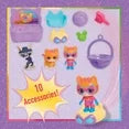 Disney Junior SuperKitties Purr ‘N’ Play Playset and Figures, 12-pieces, Lights and Sounds