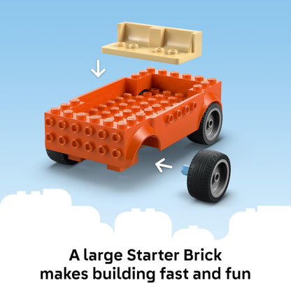 Bluey: Bluey’S Beach & Family Car Trip - Toddler Learning Toy for Kids 4+ - Includes Bluey, Bingo, and Mum Minifigures - Birthday Gift for Boys and Girls, Ages 4+ - 11202
