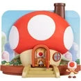 World of Nintendo Super Mario Deluxe Toad House Playset