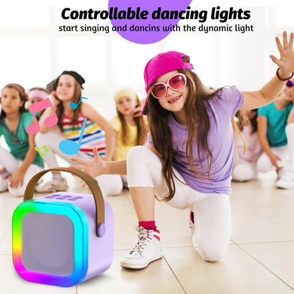 Kids Karaoke Microphone Machine Toy, 4-12 Years Old Girls Christmas Birthday Gift for Girls, Karaoke Toys Gifts for Girls Ages 4, 5, 6, 7, 8, 9, 10, 12 +Year Old Birthday Party.
